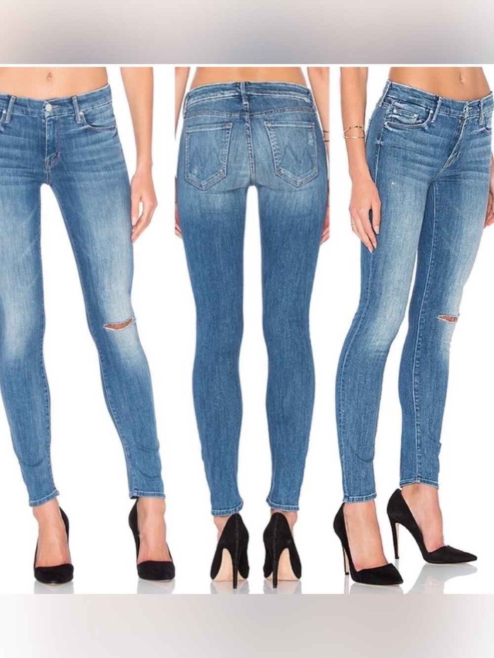 MOTHER high waisted the looker (high five) size 27 like new!